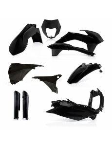 KIT PLÁSTICOS COMPLETO ACERBIS KTM EXC / EXC-F 2014 - 2015 PRETO